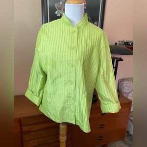 Chicos size 2 blouse 3/4 sleeve
